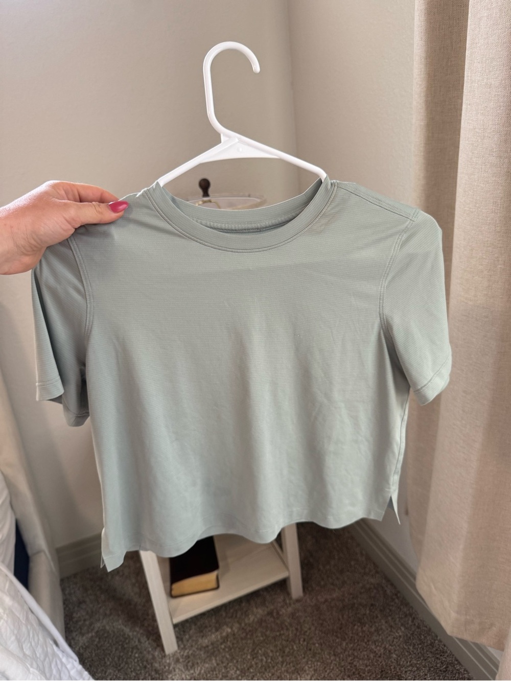 lululemon athletica Short Sleeve Crewneck Top in Sage Green